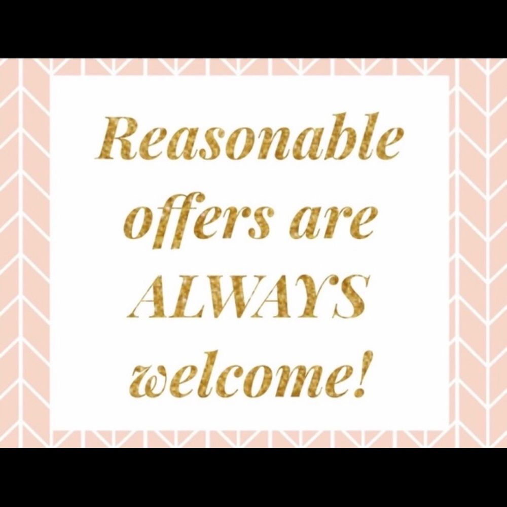 Taking reasonable offers